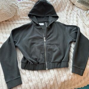 7 Diamonds Charcoal Textured Hoodie